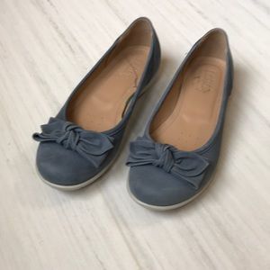 Hotter comfort concept blue flat size 6.5